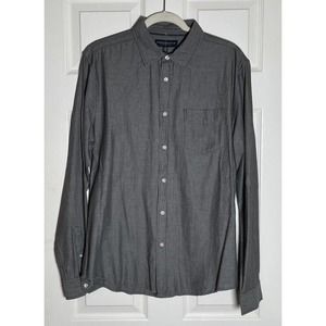 NEW MENS AEROPOSTALE LONG SLEEVE SHIRT SIZE M Medium Gray Pocket NWT